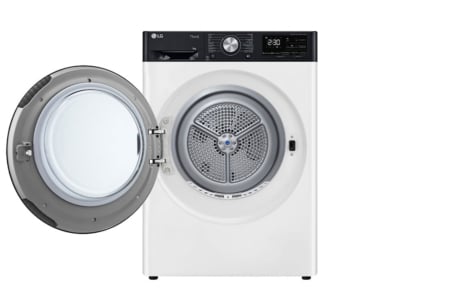 LG RH90V9LVEN wasdroger Vrijstaand Voorbelading 9 kg A+++ Zwart, Wit - Afbeelding 3