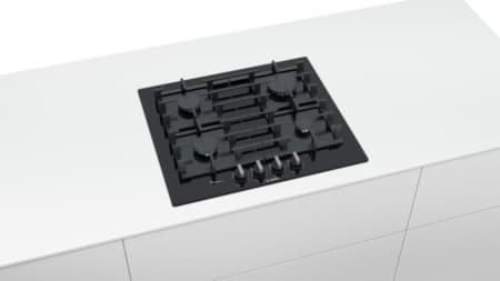 Bosch Serie 6 PPP6A6B90 kookplaat Zwart Ingebouwd Gaskookplaat 4 zone(s) - Afbeelding 4