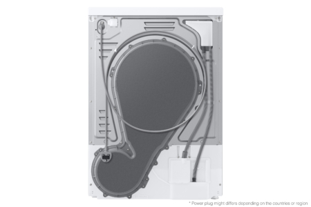 Samsung DV90T8240SH wasdroger Vrijstaand Voorbelading 9 kg Wit - EWO1508 - Afbeelding 7