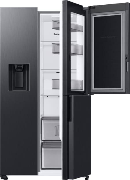 Samsung RH68B8821B1/EG amerikaanse koelkast Vrijstaand 645 l E Zwart - Afbeelding 5