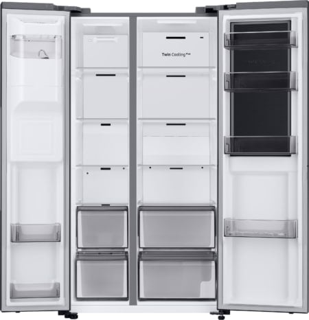 Samsung RH68B8821B1/EG amerikaanse koelkast Vrijstaand 645 l E Zwart - Afbeelding 7
