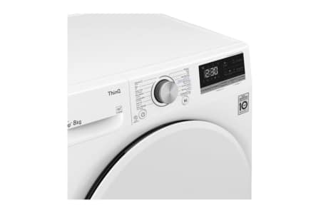LG RH80V5AV0N wasdroger Vrijstaand Voorbelading 8 kg A++ Wit - Afbeelding 8