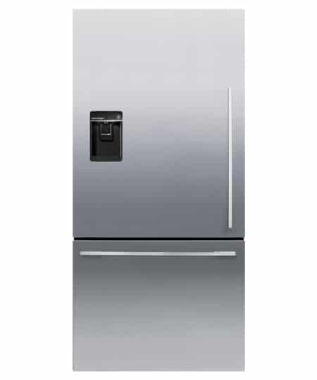 Fisher & Paykel RF522WDLUX5 koel-vriescombinatie Vrijstaand 445 l Zilver