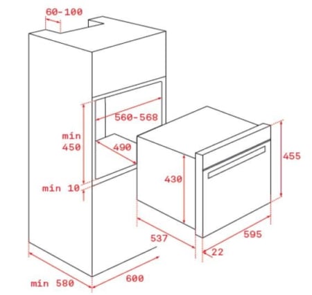 Teka MLC8440BK 44 l 3200 W Zwart - Afbeelding 4