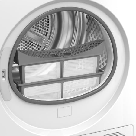 Beko B5T68247W2 wasdroger Vrijstaand Voorbelading 8 kg A+++ Wit - Afbeelding 7