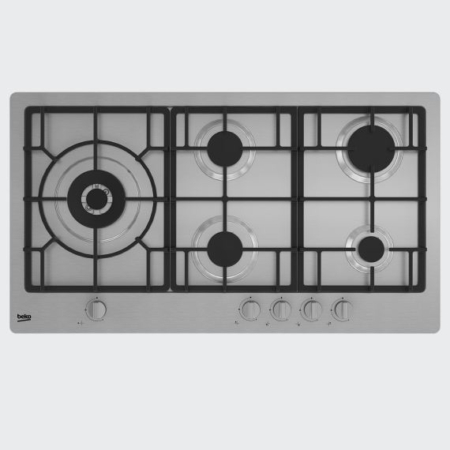 Beko HIML 95225 SXE NL kookplaat Roestvrijstaal Ingebouwd 90 cm Gaskookplaat 5 zone(s) - Afbeelding 3