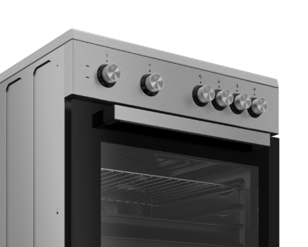 Beko FSM67010GX fornuis Vrijstaand fornuis Electrisch Keramisch Zwart, Roestvrijstaal A - Afbeelding 6