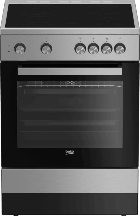 Beko FSM67010GX fornuis Vrijstaand fornuis Electrisch Keramisch Zwart, Roestvrijstaal A - Afbeelding 9