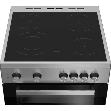 Beko FSM67010GX fornuis Vrijstaand fornuis Electrisch Keramisch Zwart, Roestvrijstaal A - Afbeelding 5