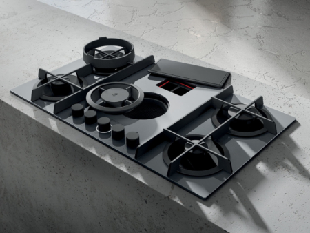 Elica NIKOLATESLA FLAME BL/F/88 Zwart Ingebouwd 88 cm Gaskookplaat 4 zone(s) PRF0147741A - Afbeelding 3