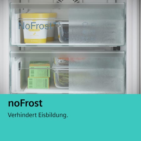 Siemens iQ300 KG49NXXCF koel-vriescombinatie Vrijstaand 440 l C Zwart, Roestvrijstaal - Afbeelding 8