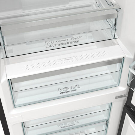 Gorenje NRK6192ABK4 koel-vriescombinatie Vrijstaand 302 l E Zwart - Afbeelding 17