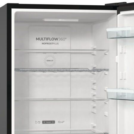 Gorenje NRK6192ABK4 koel-vriescombinatie Vrijstaand 302 l E Zwart - Afbeelding 18