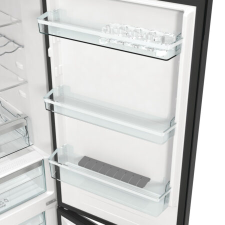 Gorenje NRK6192ABK4 koel-vriescombinatie Vrijstaand 302 l E Zwart - Afbeelding 14