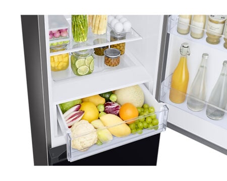 Samsung RB34A6B2F22 Koel-vriescombinatie Vrijstaand 344 l F Zwart - Afbeelding 9