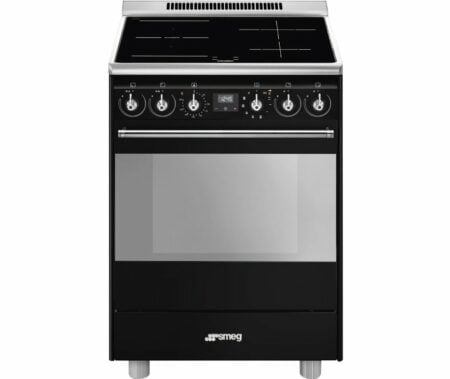 Smeg SCB61PIN9 inductie fornuis met 4 zones / zones, zwart