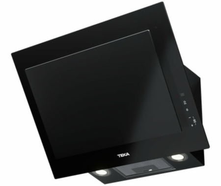 Teka DVT68660TBSBK afzuigkap wand model, zwart glas met randafzuiging