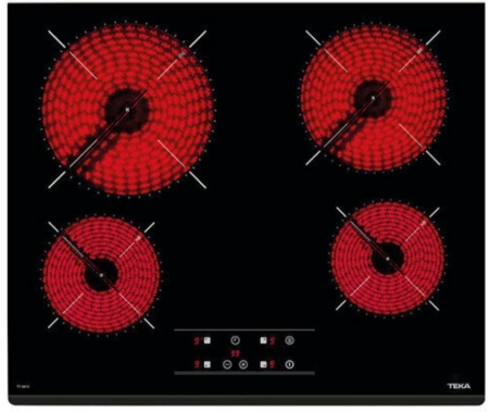 Teka TT6415 keramisch kookplaat inbouw, met 4 zones / zones