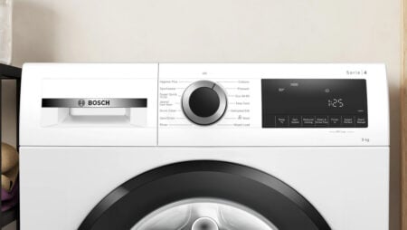 Bosch Serie 4 WGG04409GB wasmachine Voorbelading 9 kg 1400 RPM Wit DHZ1524 - Afbeelding 3