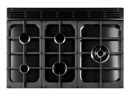 Falcon Kitchener 90 Vrijstaand fornuis Electrisch Gaskookplaat Chroom, Roestvrijstaal A - Afbeelding 3