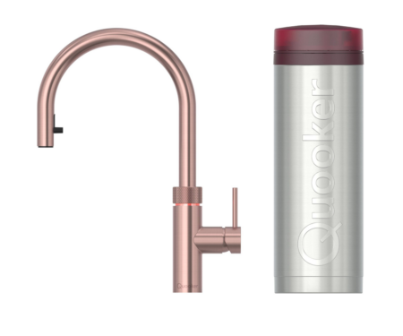 QUOOKER PRO3 FLEX ROSE KOPER - 3XRCO