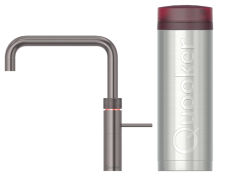QUOOKER COMBI+ FUSION SQUARE GUNMETAL - 22+FSGME
