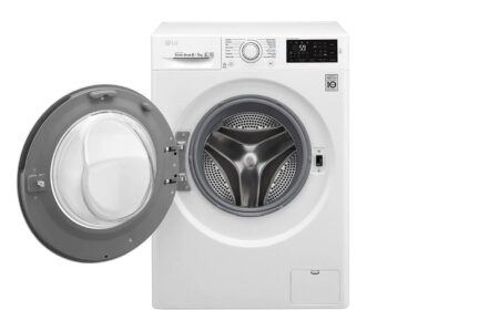LG GD3M108N3 Was-droogcombinatie Vrijstaand Voorbelading Wit E - Afbeelding 3