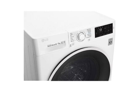LG GD3M108N3 Was-droogcombinatie Vrijstaand Voorbelading Wit E - Afbeelding 7