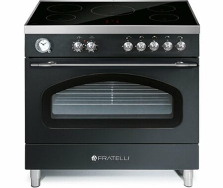 Fratelli VE2960I5FEMANCR inductie fornuis met 5 zones / zones, antraciet