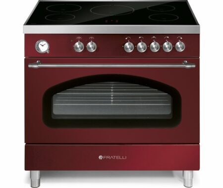 Fratelli VE2960I5FEMBUCR inductie fornuis met 5 zones / zones, rood