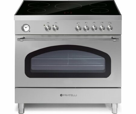 Fratelli VE2960I5FEMIXCR inductie fornuis met 5 zones / zones, rvs