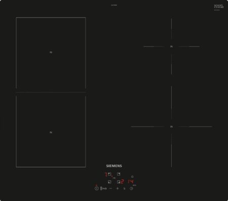 Siemens iQ500 EE611BPB5E hob Black Built-in 60 cm Zone induction hob 4 zone(s) Kookplaat