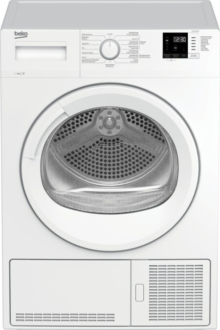 OP=OP - Beko DCU8235BXT2 wasdroger Vrijstaand Voorbelading 8 kg B Wit - Afbeelding 5