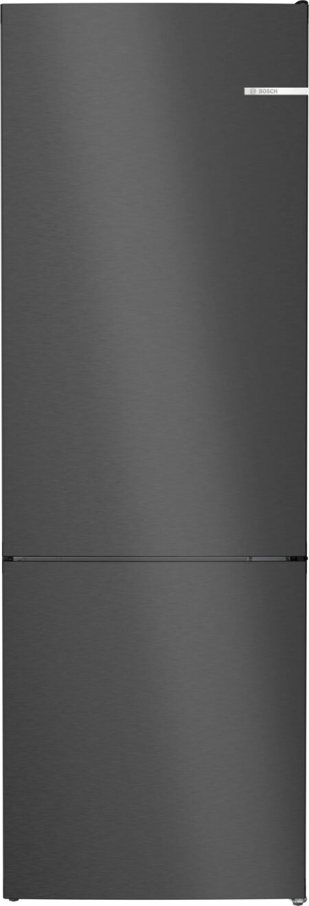 Bosch Serie 4 KGN492XCF koel-vriescombinatie Vrijstaand 440 l C Zwart, Roestvrijstaal