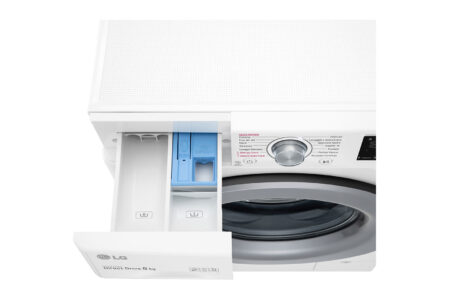 LG F4WV308S4B wasmachine Voorbelading 8 kg 1400 RPM Wit - Afbeelding 7