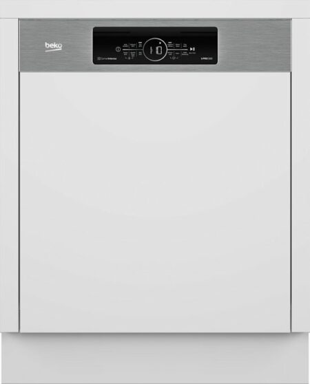 Beko BDSN3844M0X half geintegreerde vaatwasser CornerIntens SteamGloss®