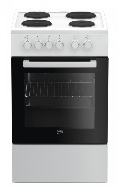 Beko FSS56000GW fornuis Vrijstaand fornuis Electrisch Gesealde plaat Wit A