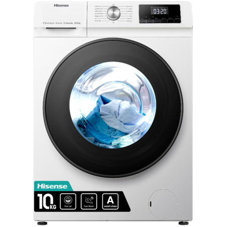 Hisense WDQA1014EVJM Was-droogcombinatie Vrijstaand Voorbelading Wit D DHZ145 - Afbeelding 8