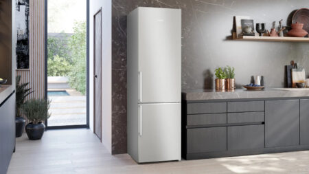 Siemens iQ500 KG39NAIAT koel-vriescombinatie Vrijstaand 363 l A Roestvrijstaal - Afbeelding 4