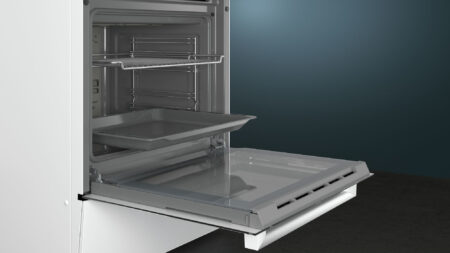 Siemens iQ300 HK9R3A220 fornuis Vrijstaand fornuis Electrisch Keramisch Wit A - Afbeelding 5