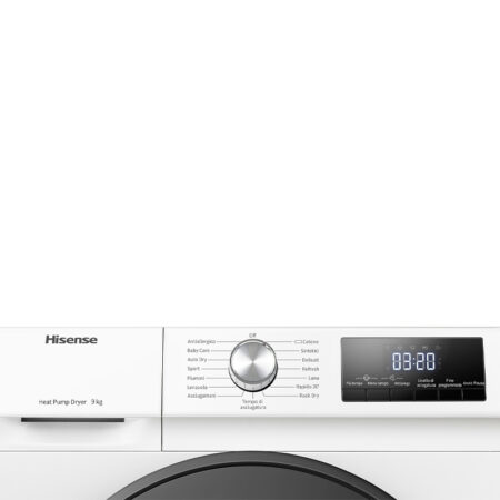 Hisense DHQA902U wasdroger Vrijstaand Voorbelading 9 kg A++ Wit DHZ1305APD - Afbeelding 6