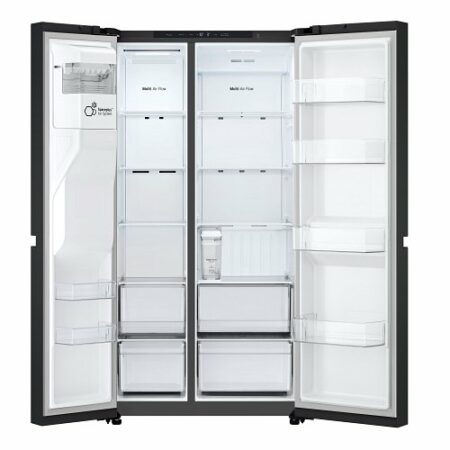 LG GSLC40EPPE amerikaanse koelkast Vrijstaand 641 l E Zwart OP=OP - Afbeelding 3