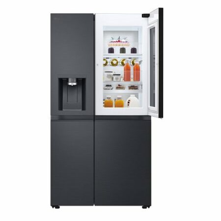 LG InstaView GSXE91EVAD amerikaanse koelkast Vrijstaand 628 l D Zwart - Afbeelding 2