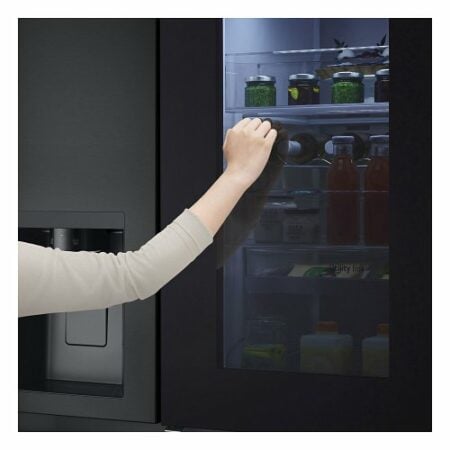 LG InstaView GSXE91EVAD amerikaanse koelkast Vrijstaand 628 l D Zwart - Afbeelding 9