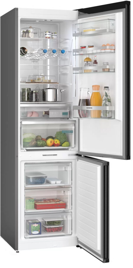 Siemens iQ500 KG39NAXCF koel-vriescombinatie Vrijstaand 363 l C Roestvrijstaal DHZ27 - Afbeelding 3