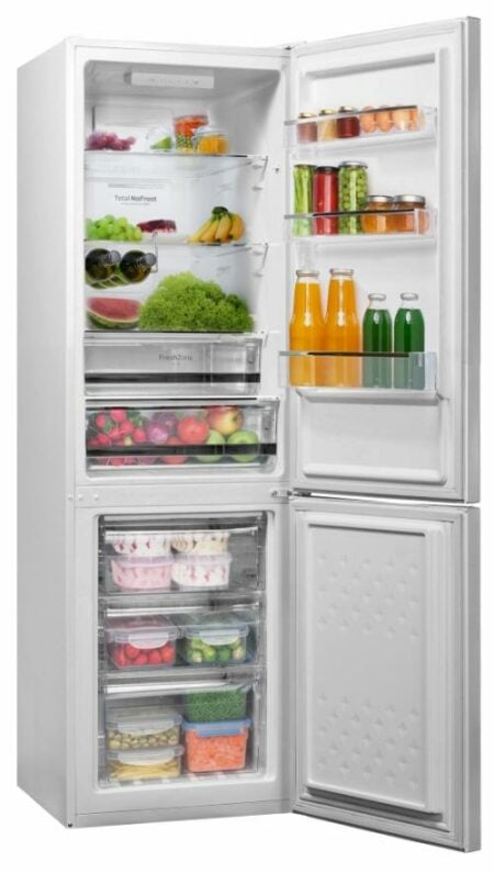 AMICA KGCN387110W koelkast met vriezer (E, 220,1 kWh, 1700 mm hoog, wit) - Afbeelding 2