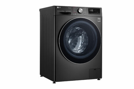 LG F6WV710P2S wasmachine Voorbelading 10,5 kg 1560 RPM Zwart, Roestvrijstaal EWO99 - Afbeelding 10