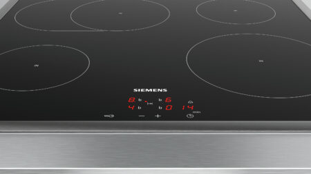 Siemens EW645CFB2E kookplaat Zwart, Roestvrijstaal Ingebouwd Inductiekookplaat zones 4 zone(s) EWO97 - Afbeelding 3