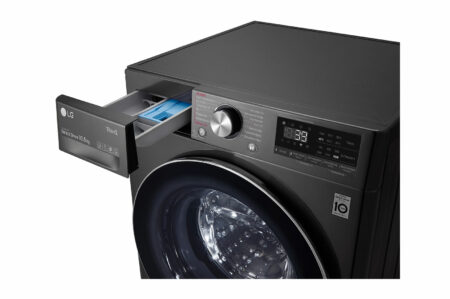 LG F6WV710P2S wasmachine Voorbelading 10,5 kg 1560 RPM Zwart, Roestvrijstaal EWO99 - Afbeelding 7
