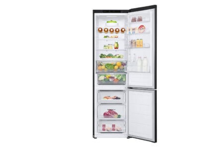 LG GBV3200CEP koel-vriescombinatie Vrijstaand 387 l C Zwart EWO198 - Afbeelding 3
